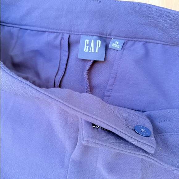 Gap Women’s Navy Sailor Pants Size 14 NWT Gold Button High Rise Flare Trousers - Picture 3 of 13